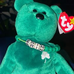 Ty Beanie Baby - ERIN the Irish Bear (8.5 Inch) MWMTs Plush Stuffed Animal Toy