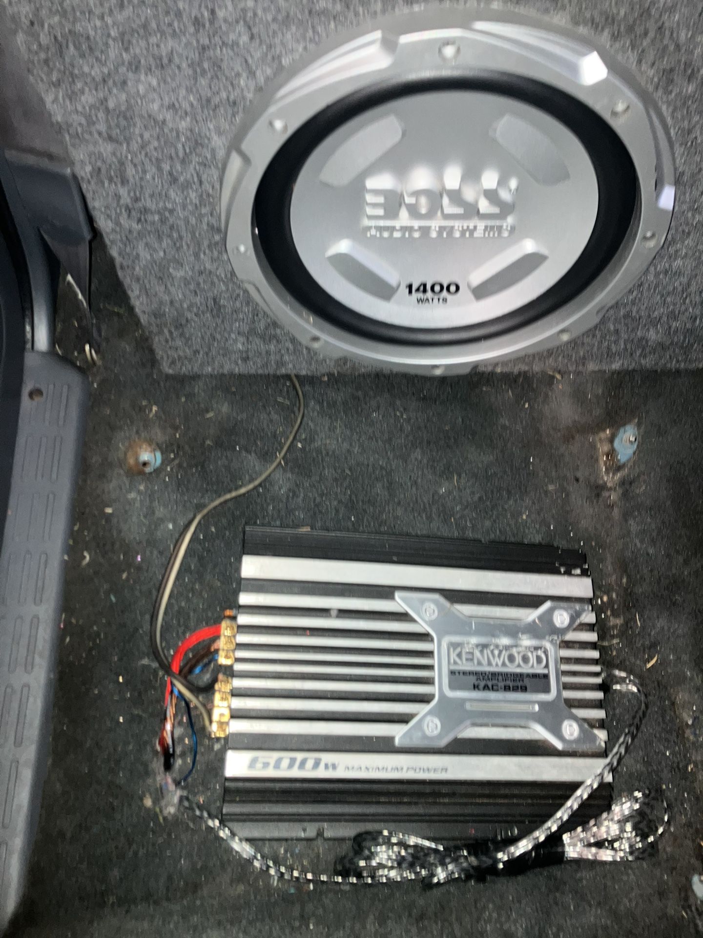 Subwoofer 12” And Amp 600w