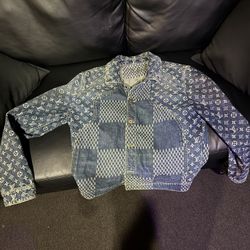 Nigo Virgil Abloh Louis Vuitton Wave Denim Jacket
