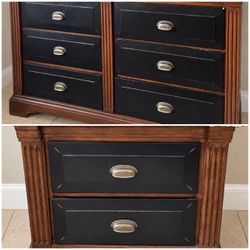 Matching 6-Drawer Dresser + 2-Drawer Nightstand Set