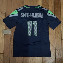 Seahawks Blue Rivalry Smith-Njigba JSN Youth Jersey