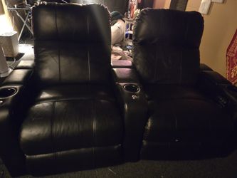 Octane Leather Theater Seating