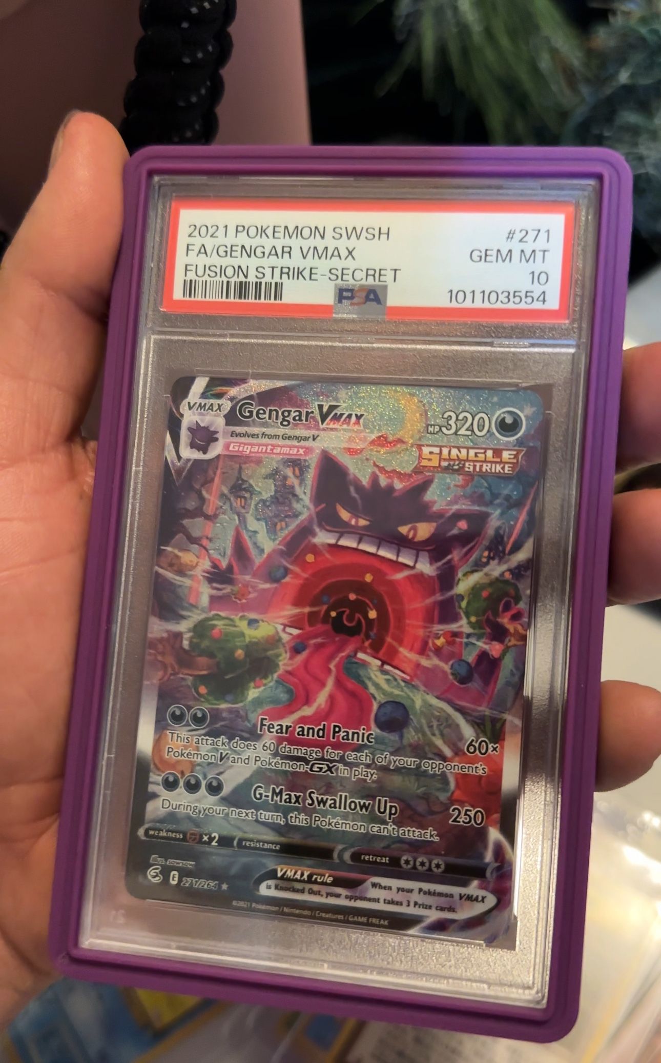 Gengar Vmax PSA 10
