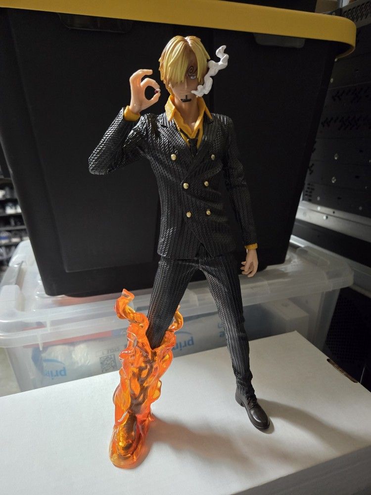 One Piece Anime Sanji Straw Hat Crew Statue Figure