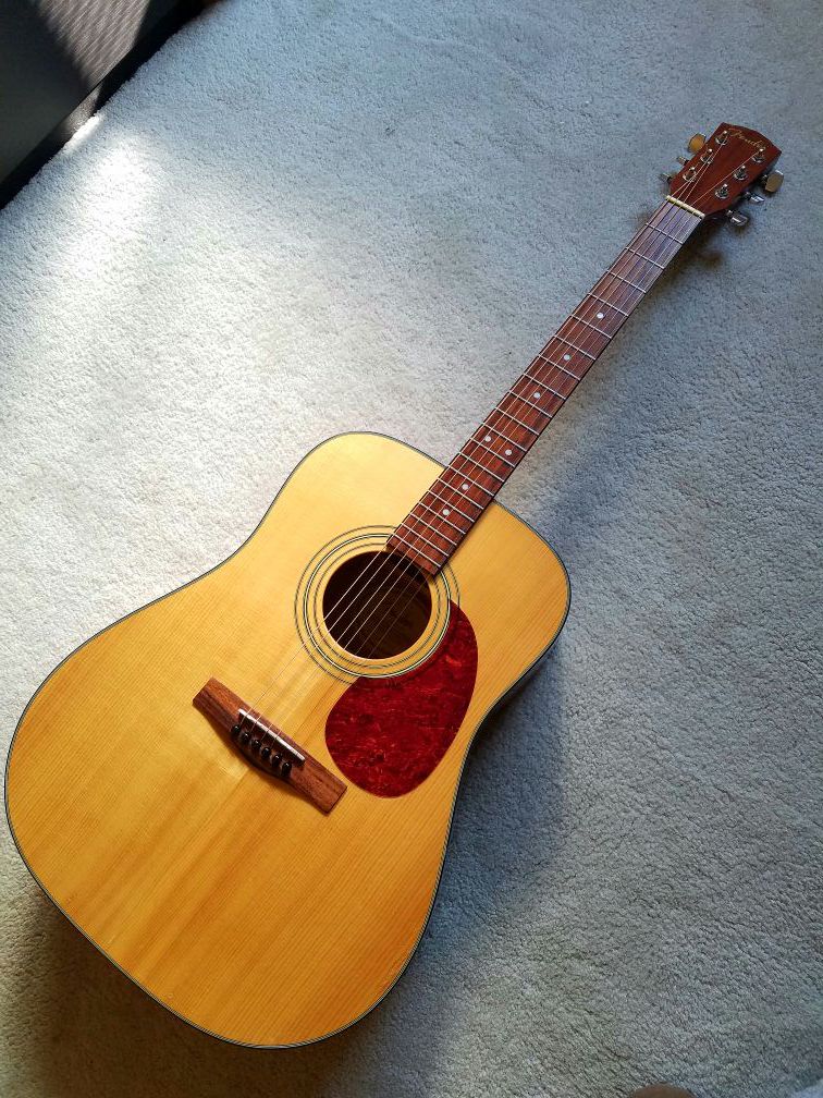 Fender acoustic guitar