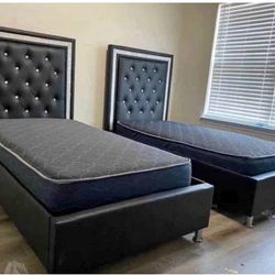 Save money!!! Brand New Twin Beds Set with Mattress $340