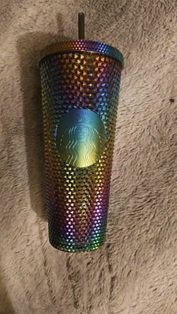 Oil Slick Rainbow Starbucks Cup