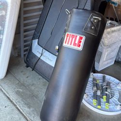 Punching bag. Barely Used