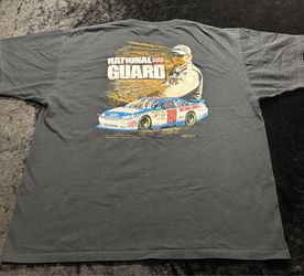 Men 2XL Y2K 2011 Nascar National Guard Dale Earnhardt Jr Racing Tshirt