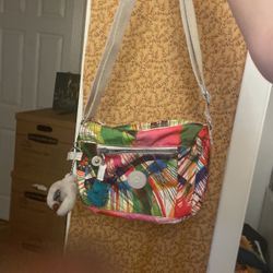 rainbow splashes kipling bag