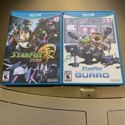 Star Fox Zero 0 w/ Star Fox Guard Complete CIB Nintendo Wii Tested