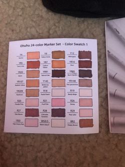 Ohuhu Alcohol Brush Markers Skin tone 24 Pack for Sale in Austin