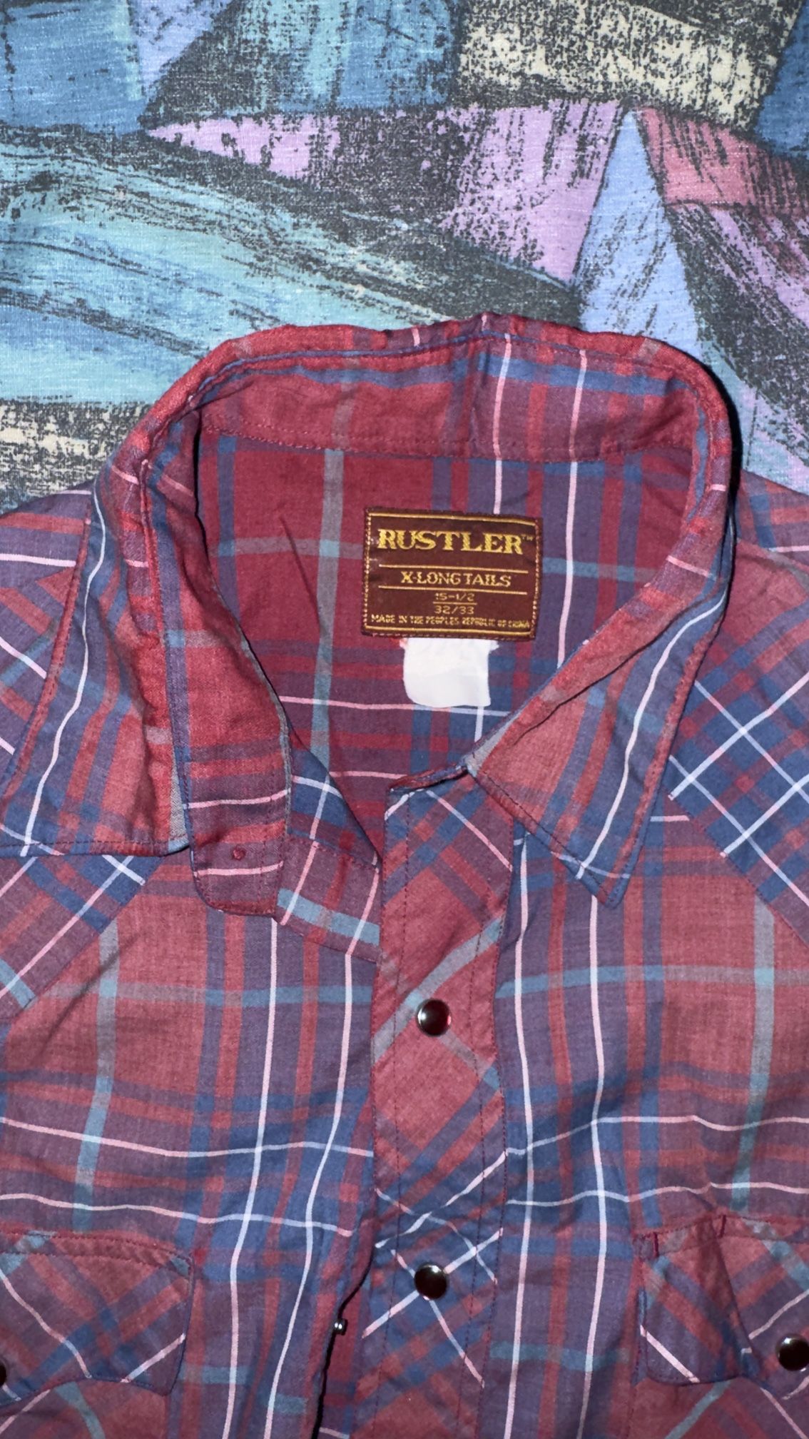 Button Down Shirt With Press Button 