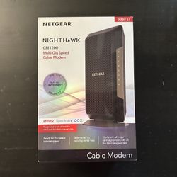Netgear Nighthawk Cm1200 Cable Modem, High Bandwidth