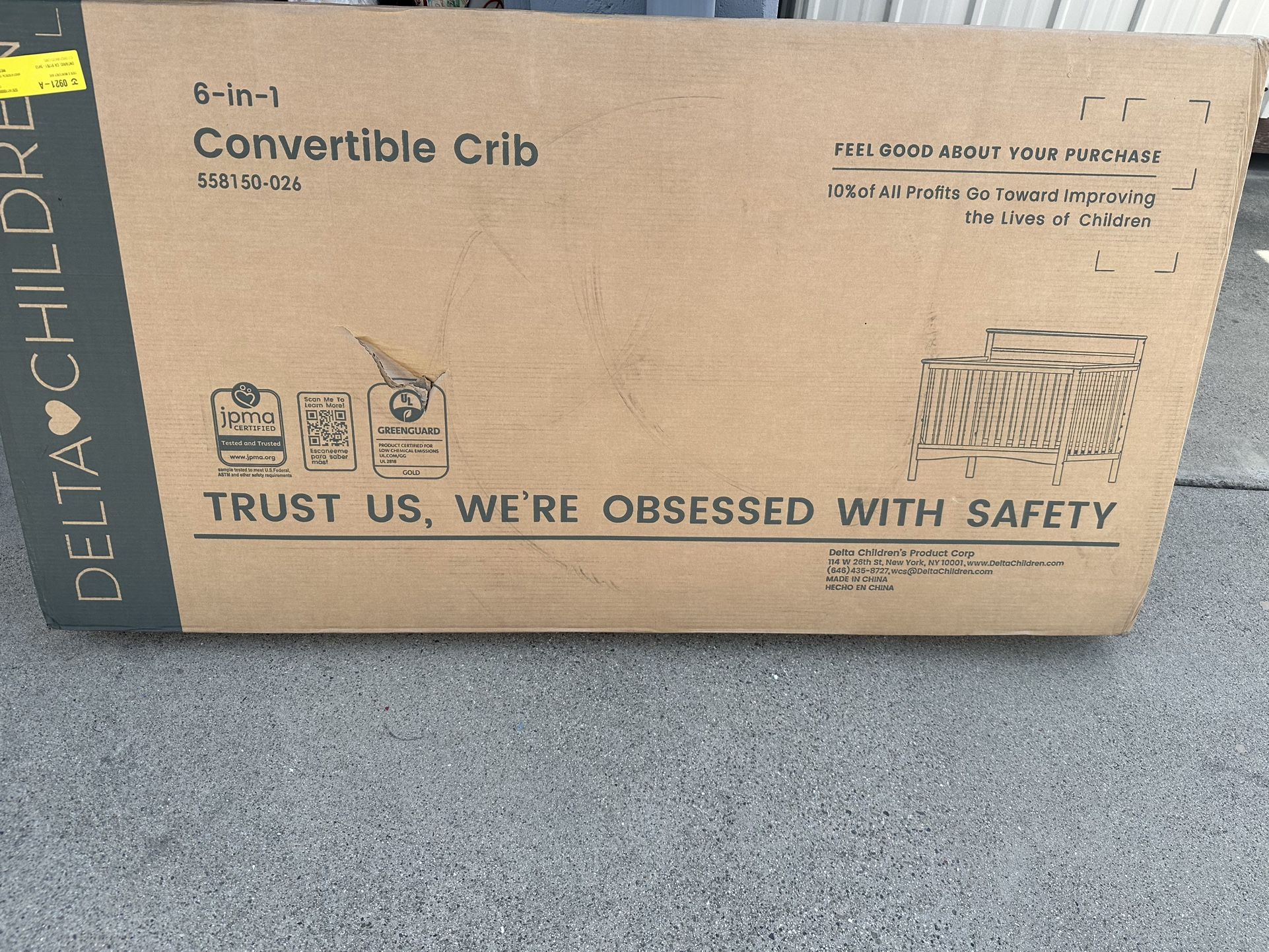 Baby Crib & Mattress