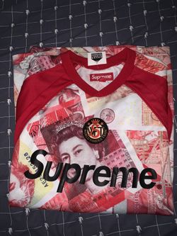 Supreme Pounds Soccer Jersey Red Size Medium