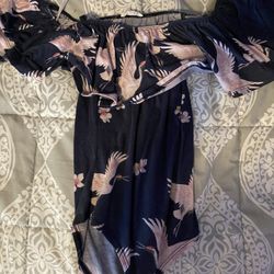 Off The Shoulder Bodysuit Flamingo