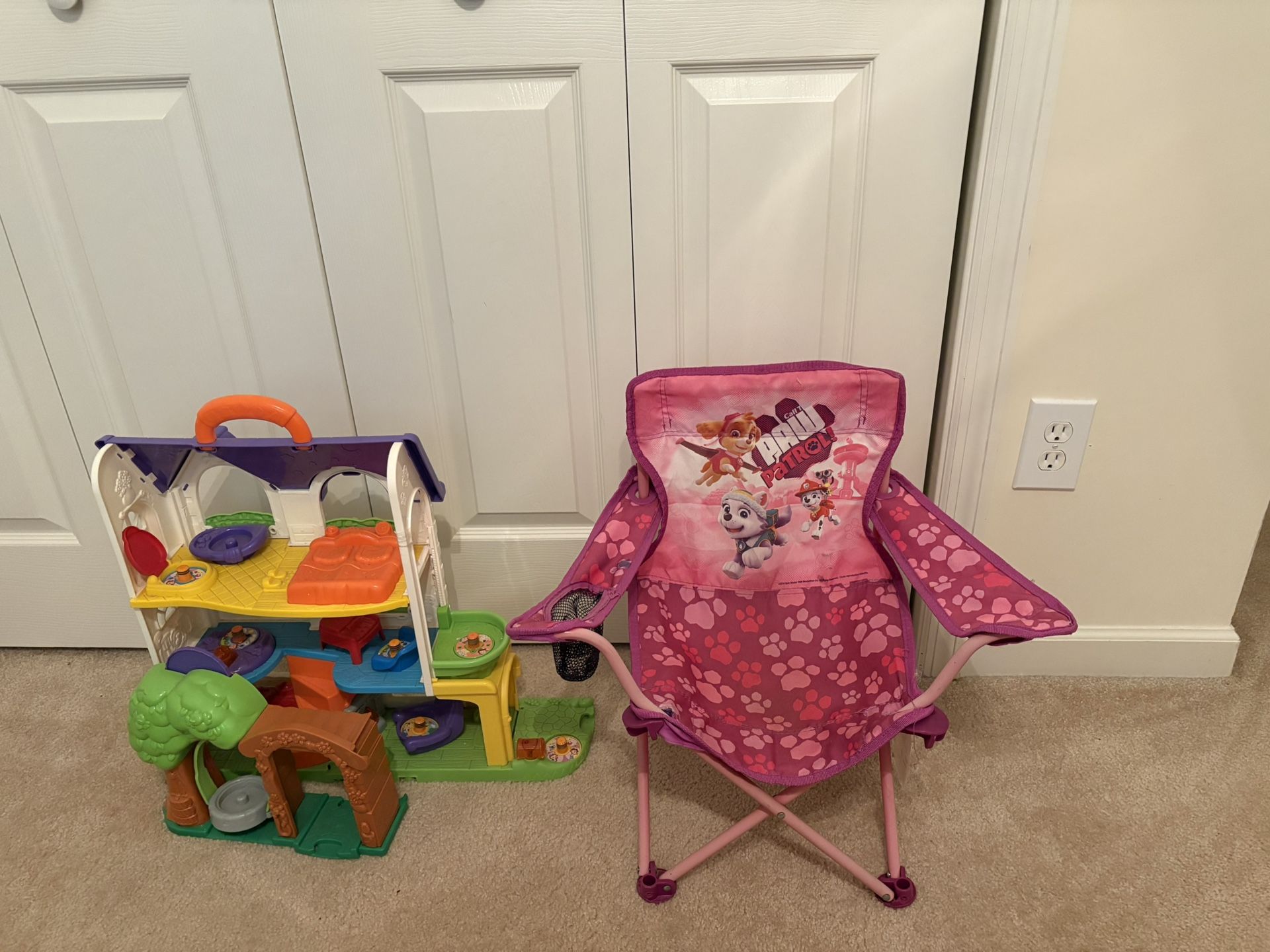 Kids Paw Patrol Chair And Play House
