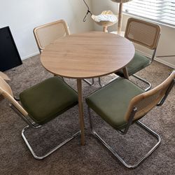 Rattan Dining Table And Chairs