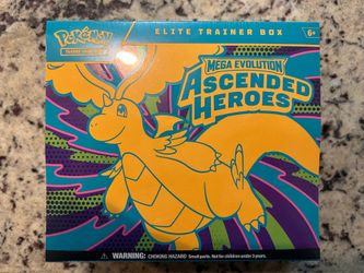 Pokemon TCG Mega Evolution Ascended Heroes Elite Trainer Box