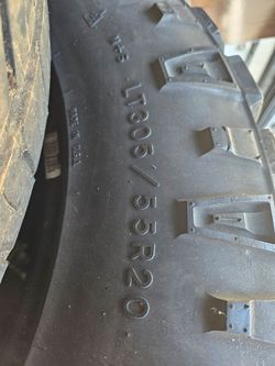 Goodyear tires LT 305/55 R20 USED TIREX