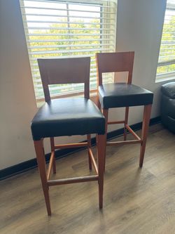 Cushioned Wooden Chairs