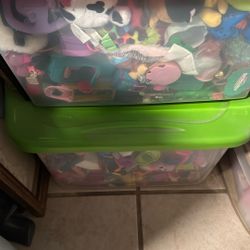 Two Boxes Of Random Little Toys.