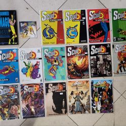 Scud The Disposable Assassin Comic Lot of 16 NM + CD Video Game Demo