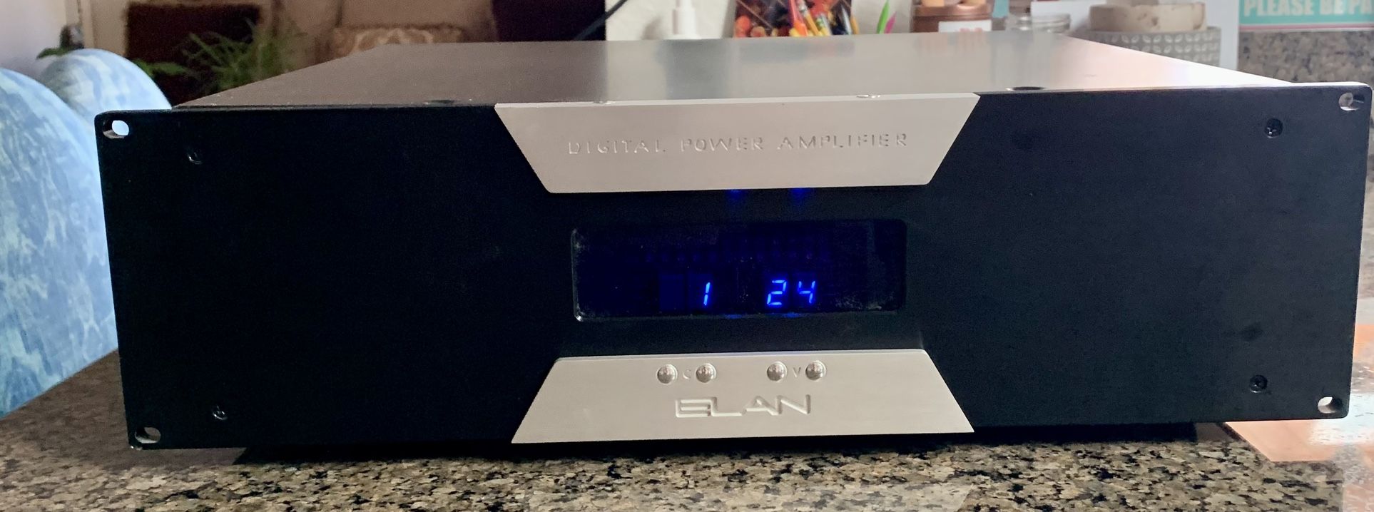 Elan digital power amplifier model D1200/1201