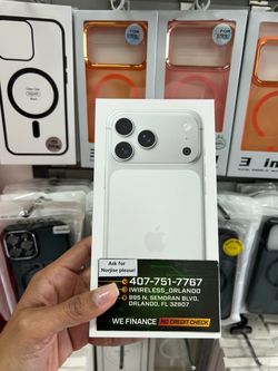 $50 Down Payment UNLOCKED DESBLOQUEADO iPhone 17 Pro Max 256GB