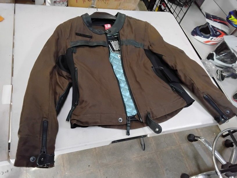 Motorcycle Jacket. Icon 1000 . Sz: LG