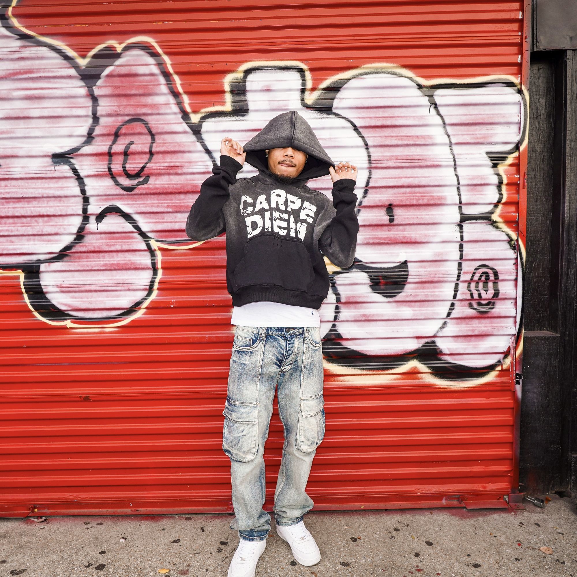 Carpe Diem Hoodie Pink/Black