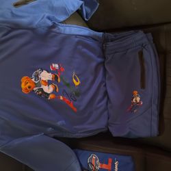 Blue Polo Ralph Lauren Sweatsuit 60$ 2x