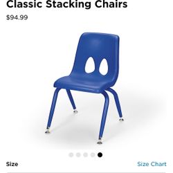 Lakeshore Learning Kids School Chairs 