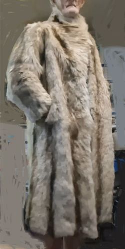 Full-Length Coyote Fur Coat