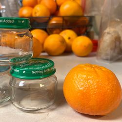 30 Baby/small food jars for crafts, candle making or spices