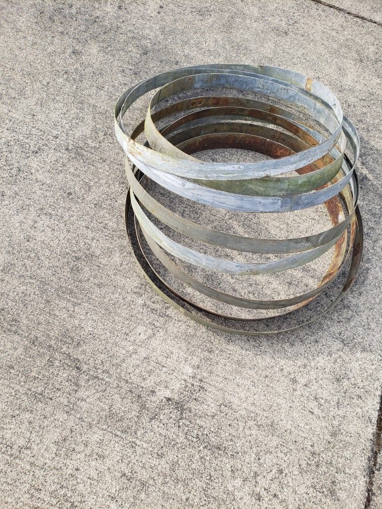 Whiskey Barrel Metal Bands/ Rings