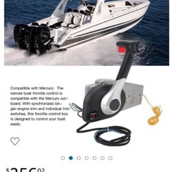 Single Engine Outboard Throttle Remote Control Box