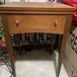 Vintage Sears Kenmore Sewing Machine W Cabinet