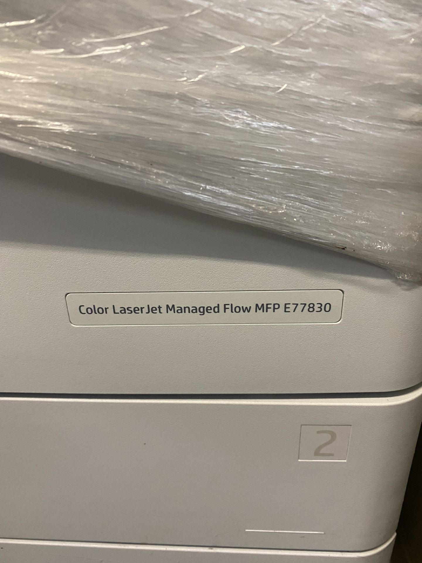 HP Color Laser Jet Priner Managed Flow MFP E77830