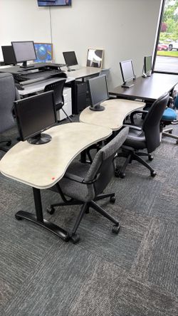 Steelcase Desk with Wheels
