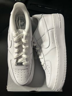 Nike Air Force 1 Low White Size 7y