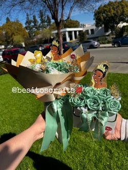 Princess And The Frog Bouquet or Purse💚