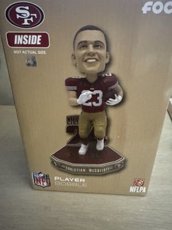 Christian McCaffrey record-breaking bobble head