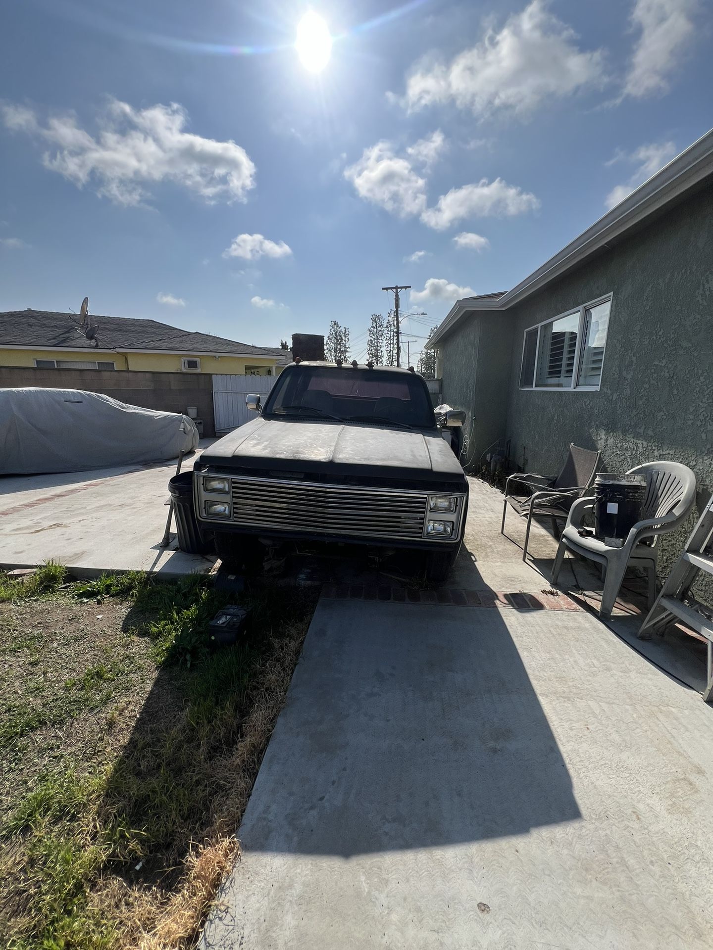 1987 Chevy Dually Truck Ramp Truck 