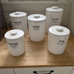 West Elm - Ceramic Canisters and Mixing Bowl’s 