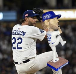 Dodgers Clayton Kershaw Signed Bobblehead