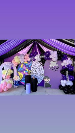 Backdrop And Balloon Setup Decorations/event Decorations/decoraciones De Globos