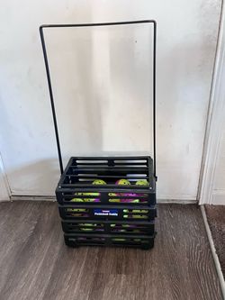 Tourna Pickleball Ball Caddy with 33 pickleballs