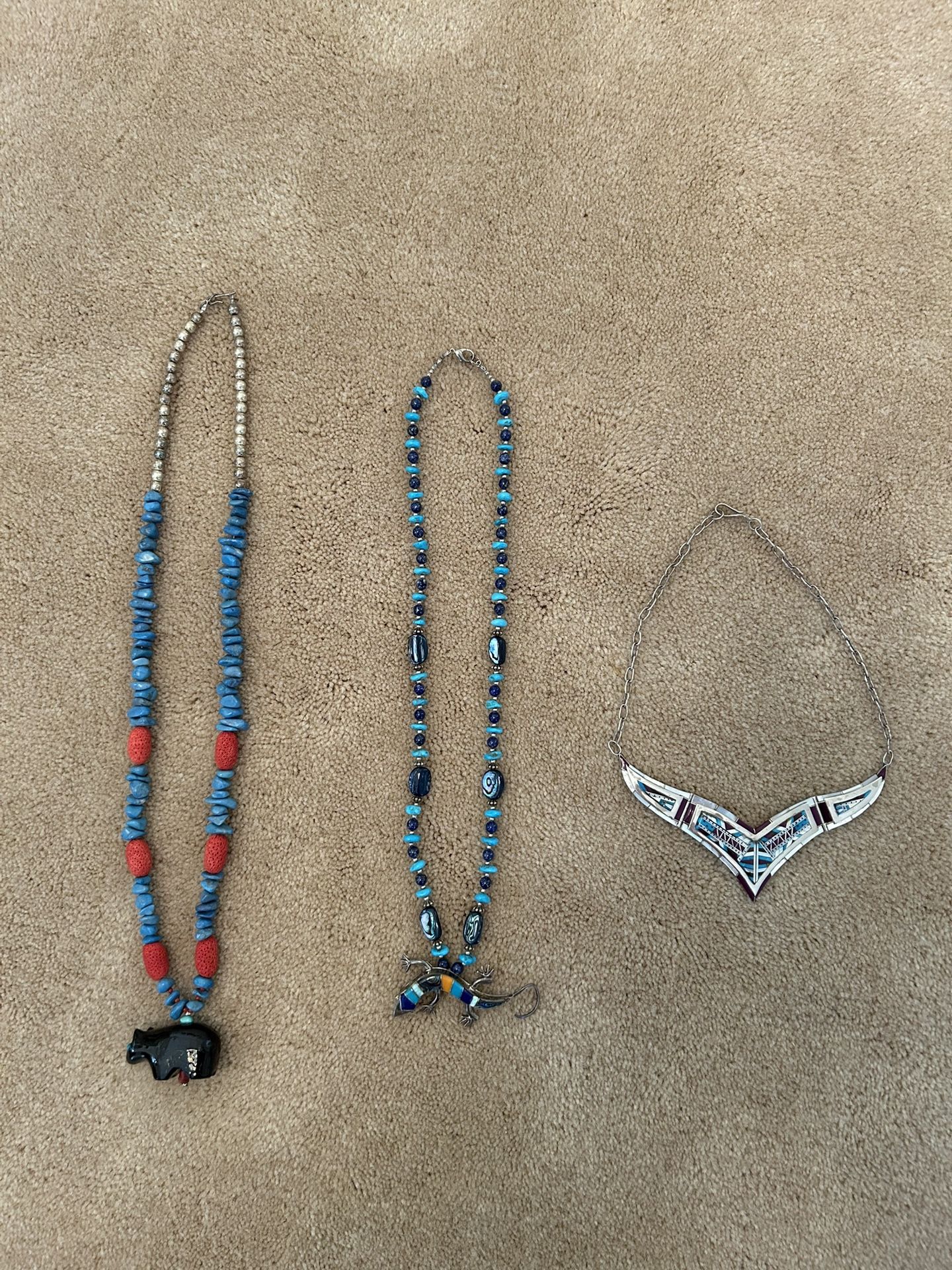 Southwest Native American Turquoise Necklaces